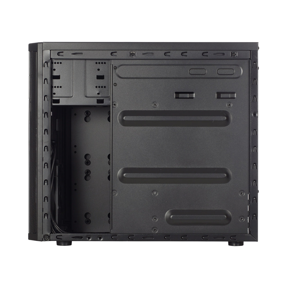 Fractal Design - Core 1100, Black, Micro ATX, Mini Tower PC Case - Black