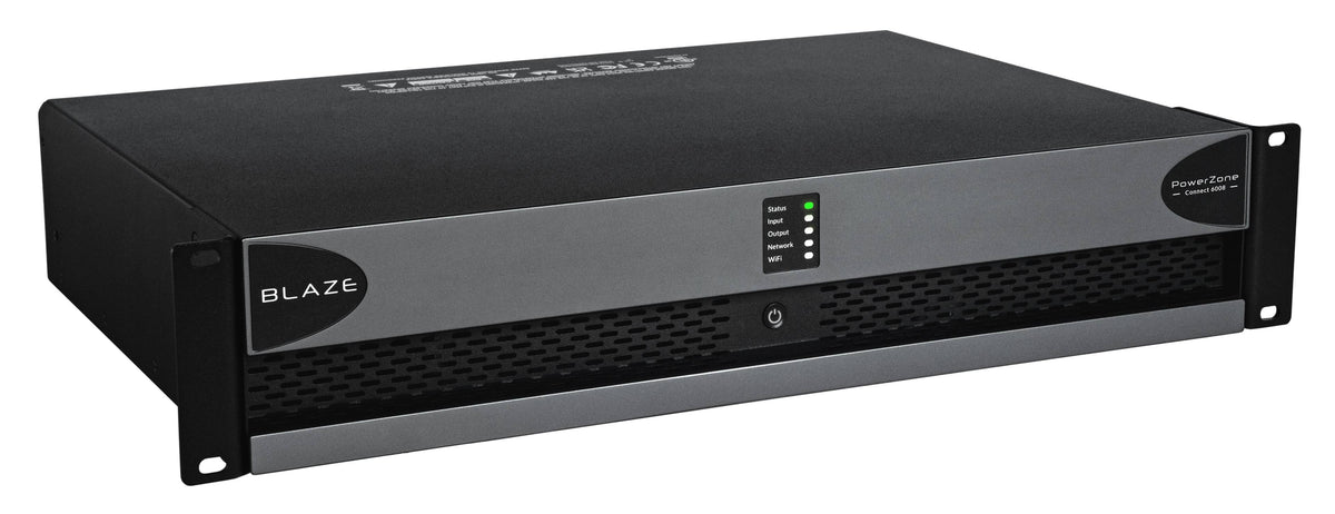 Sonance - Blaze PowerZone Connect 6008 – 6000 W DSP-enabled Class-D amplifier with 8 channels (Each) - Black