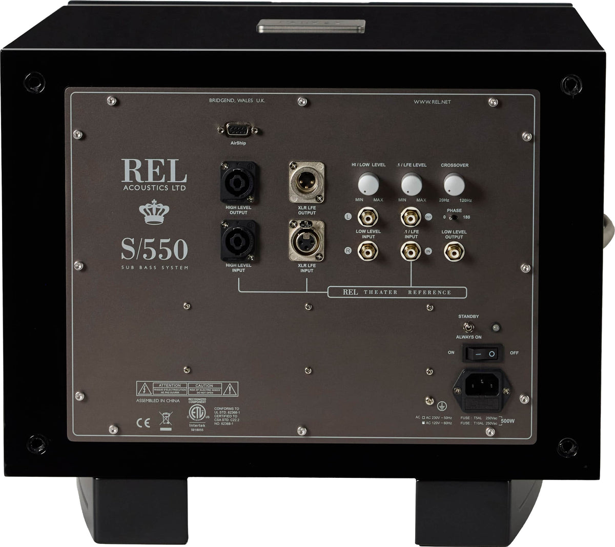 REL - S/550 - Black
