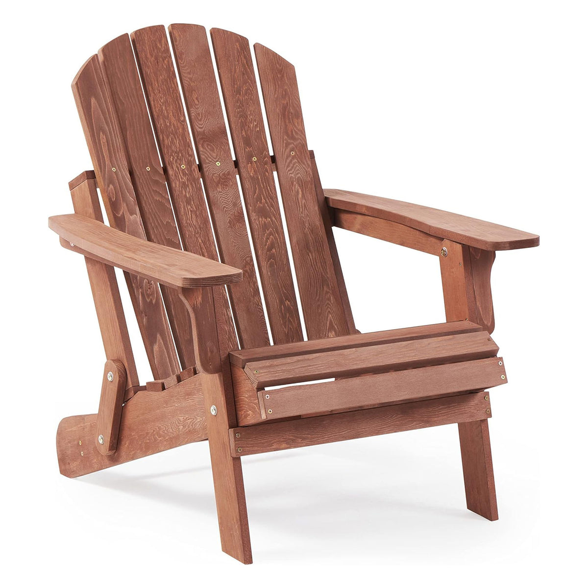 Sillón de jardín Adirondack plegable de gran tamaño, Silla de patio para jardín
