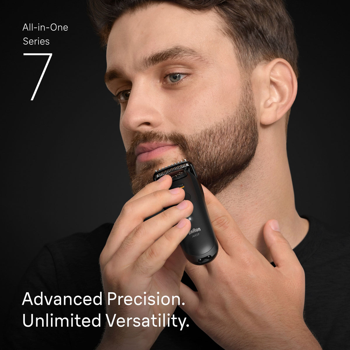 Braun - Series 7 All-in-one 7530 Electric Shaver Trimmer - Matte Black