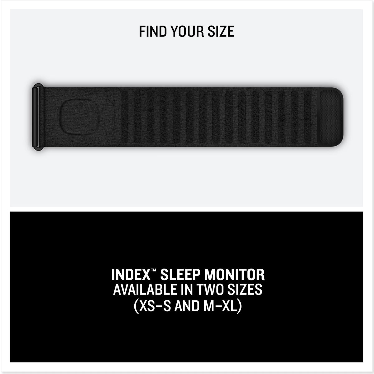 Garmin - Index Sleep Monitor Size: S/M - Black - (2025)