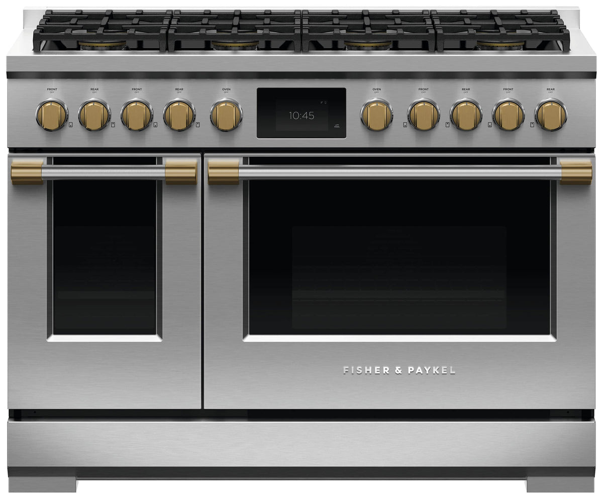 Fisher & Paykel - Pro Range Dial Kit, 48", Hybrid - Compatible with RHV3-484 - Brass