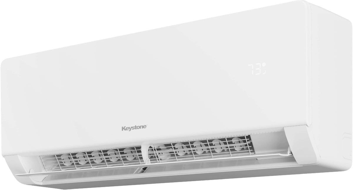 Keystone - Core 230V 400 Sq. Ft. 9,000 BTU Smart Mini Split Air Conditioner 10,000 BTU Heater - White