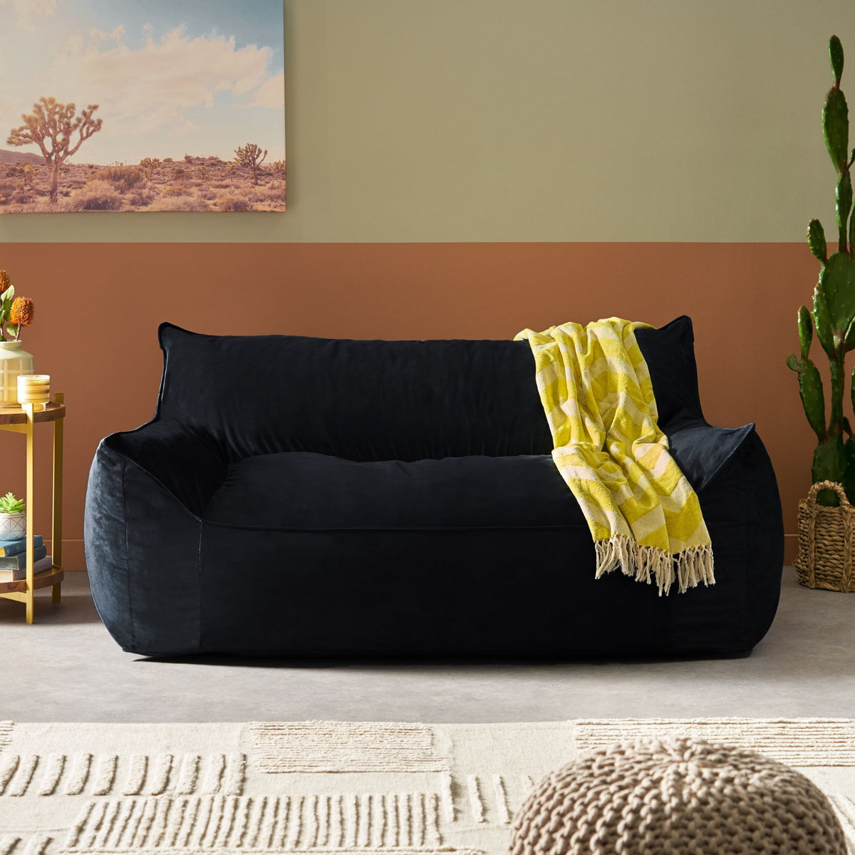 Fila - een Oversized Seater Bean Bag Chair With Armrests