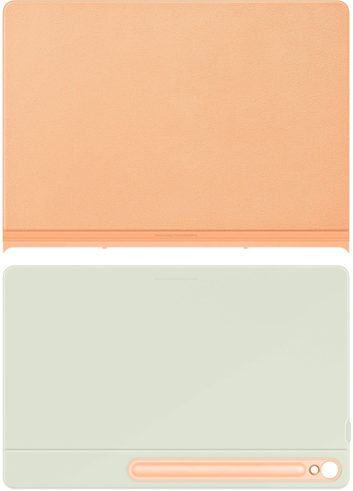 Samsung - Galaxy Tab S10 FE+ Smart Book Cover - Orange