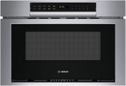 Bosch - 800 Series 1.2 Cu. Ft. Built-In Drawer Smart Microwave with Sensor Cooking - Stainless Steel