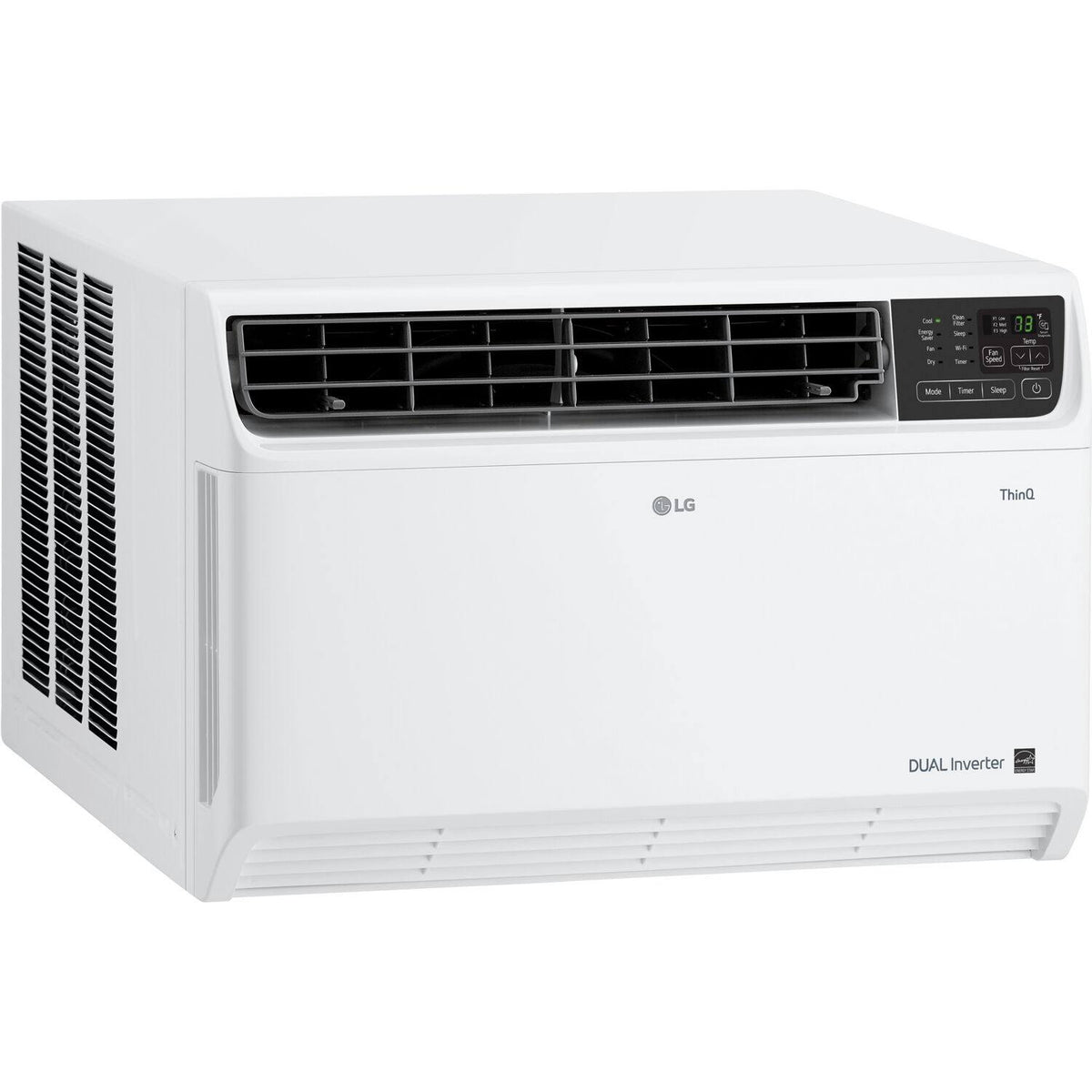 LG - 550 Sq. Ft. 12,000 BTU Smart Inverter Window Air Conditioner - White