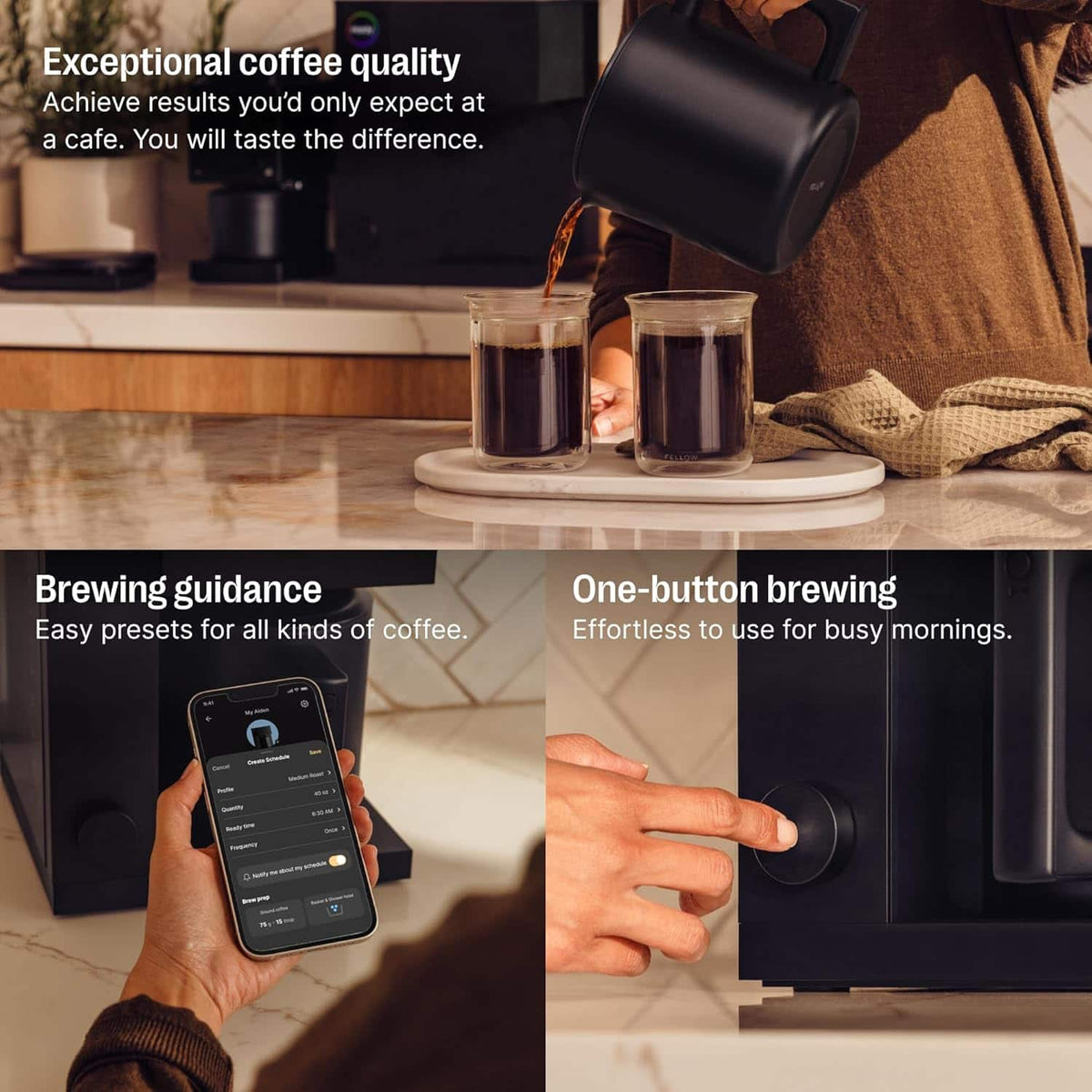Fellow - Aiden Precision Coffee Maker - Black