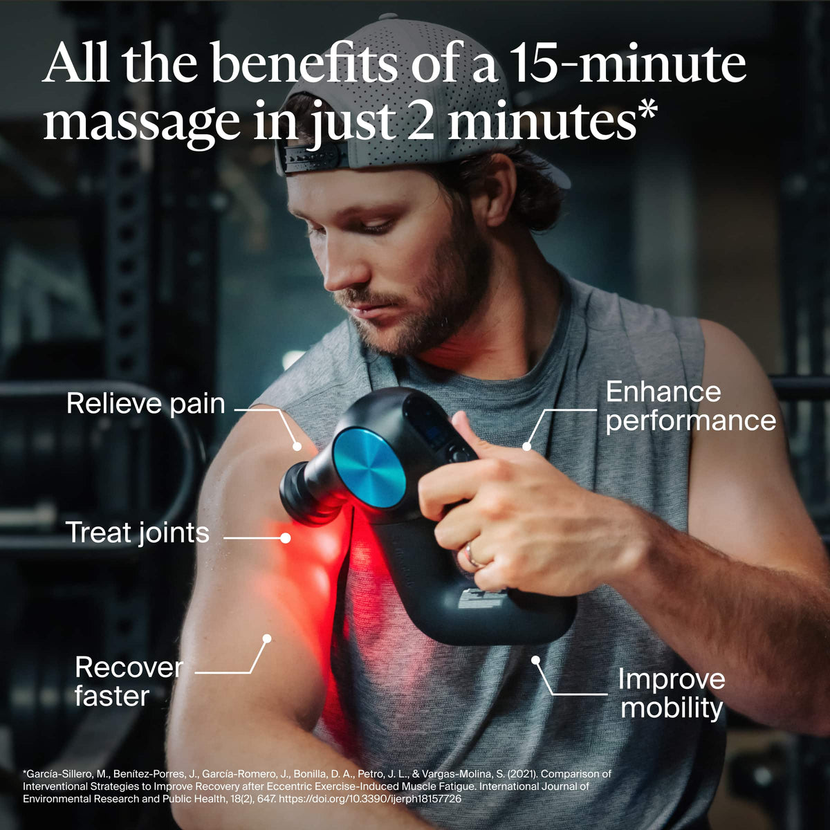 Therabody - Theragun PRO Plus - Advanced Multi-Therapy Device With Massage, LED, Heat & Vibration For Optimal Performance - Black