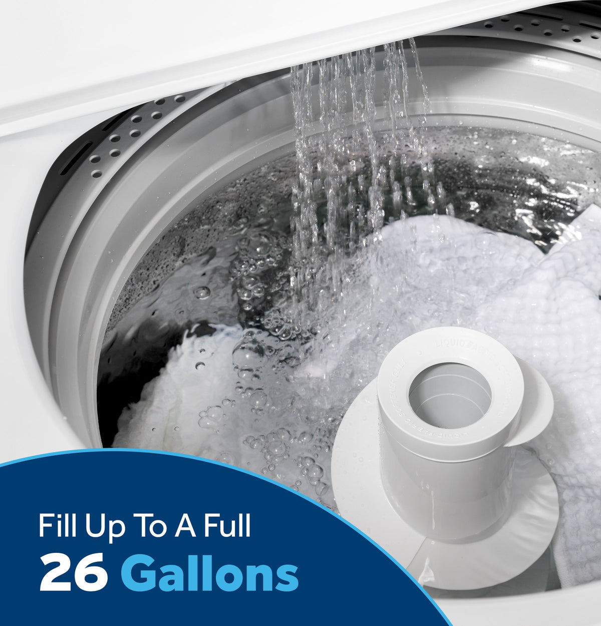 GE - 4.0 Cu. Ft. High-Efficiency Top Load Washer with Water Level Control - White