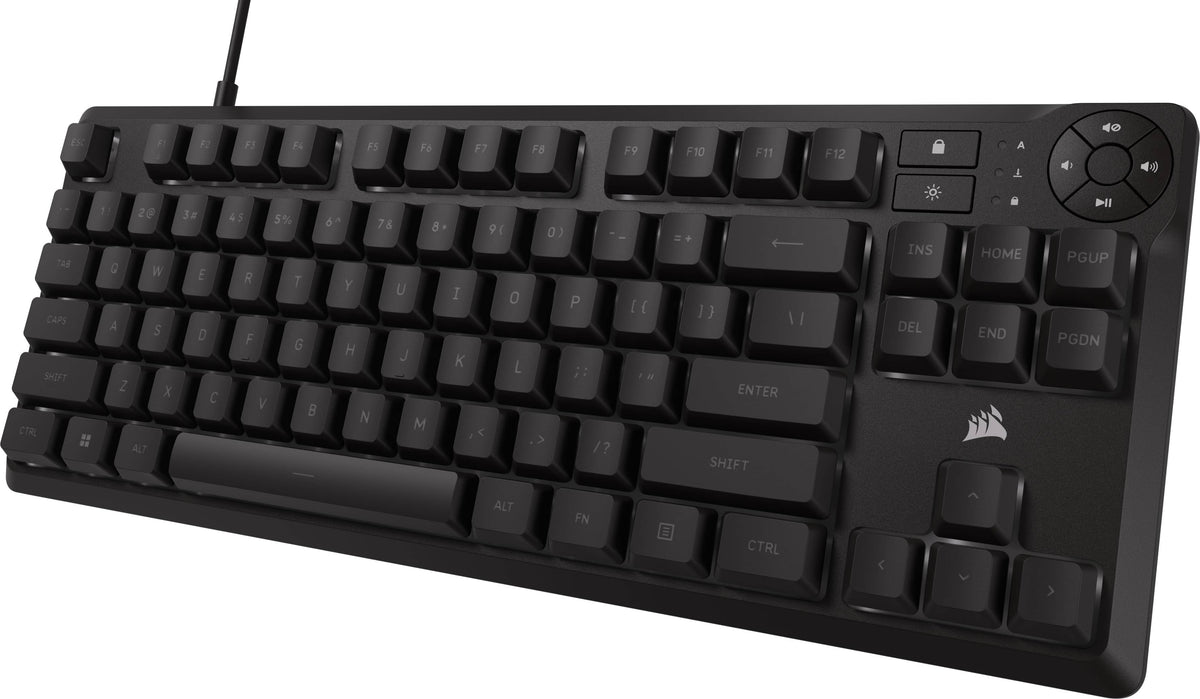 CORSAIR - K55 CORE TKL RGB Gaming Keyboard – 8-Zone RGB – Tenkeyless - Black