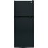 GE - 24 in. Wide 11.6 Cu. Ft. Top-Freezer Refrigerator with ENERGY STAR Certification - Black