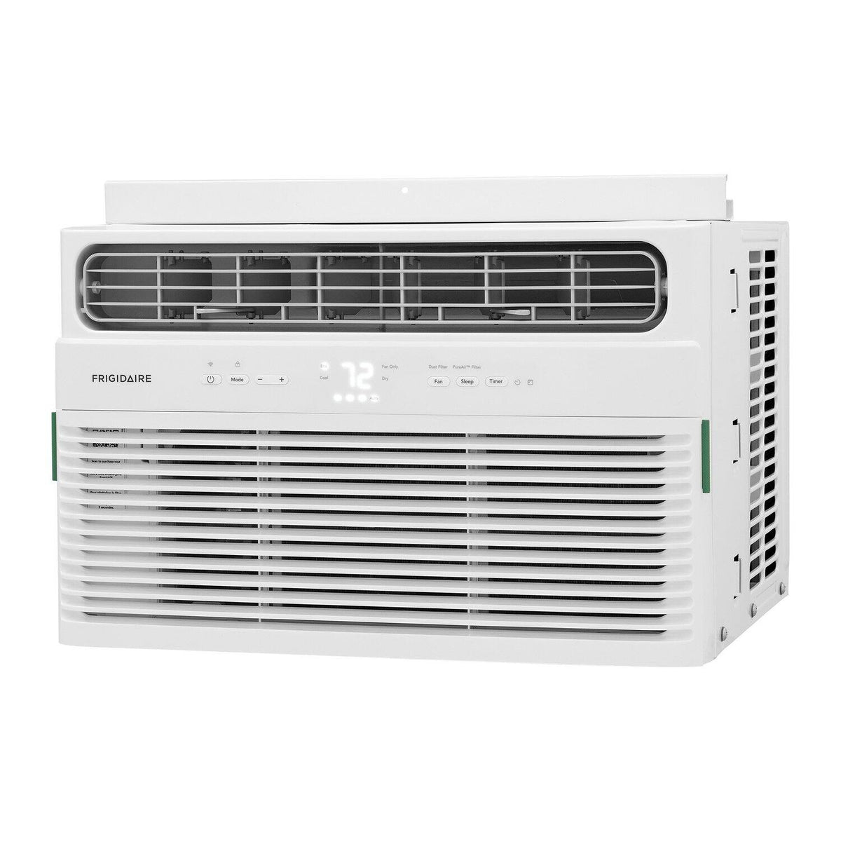 Frigidaire - 8,000 BTU 350 Sq. Ft. Smart Window Air Conditioner with Remote - White