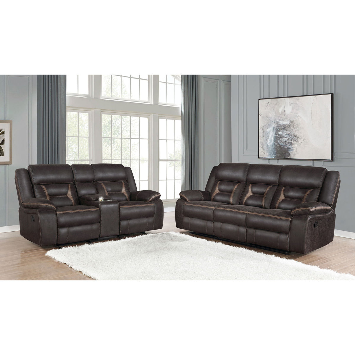 Brazelton - Pillow Top Arm Motion Living Room Set