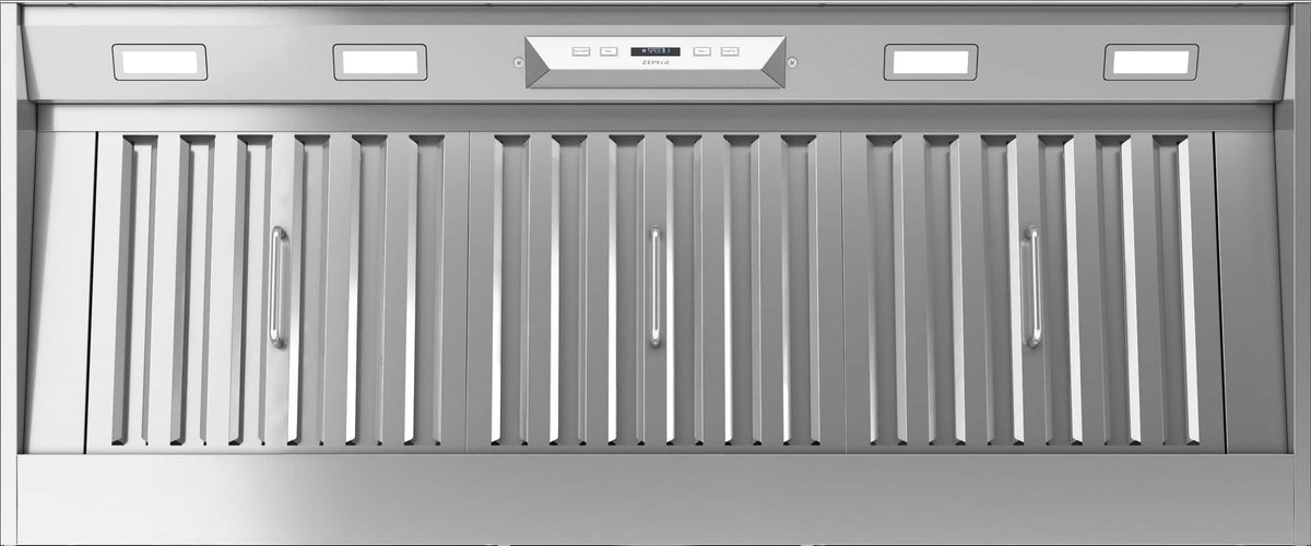 Zephyr - 48 inches - Externally Vented & Externally Vented - Range Hood Insert - Stainless Steel
