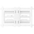 Kanto - Full-Motion TV Wall Mount for Most 37" - 75" TVs - Extends 21.8" - White