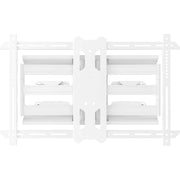 Kanto - Full-Motion TV Wall Mount for Most 37" - 75" TVs - Extends 21.8" - White