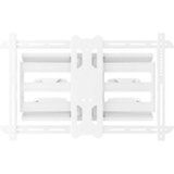 Kanto - Full-Motion TV Wall Mount for Most 37" - 75" TVs - Extends 21.8" - White