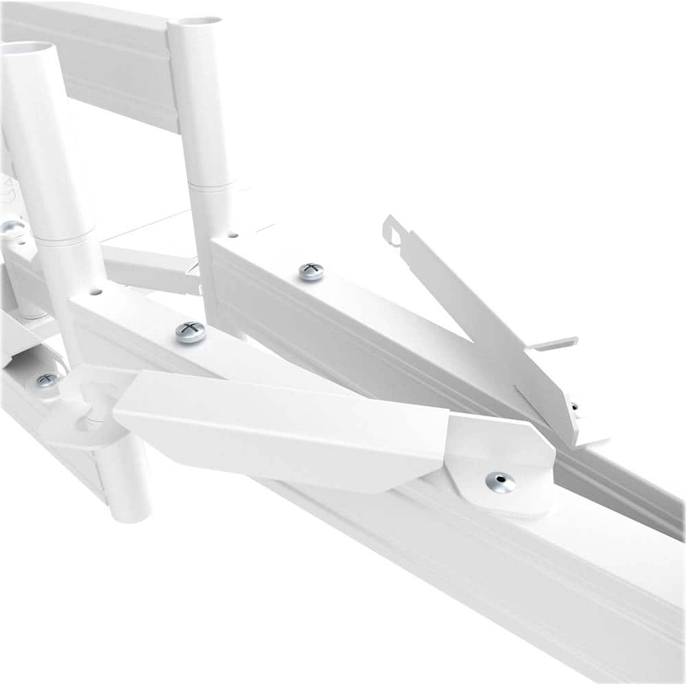 Kanto - Full-Motion TV Wall Mount for Most 37" - 75" TVs - Extends 21.8" - White