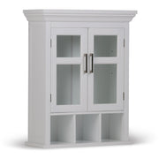 Avington - 2 Door Wall Cabinet With Cubbies - Pure White