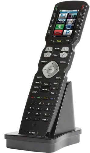 Universal Remote Control - MX-990 is an IR/RF Open Architecture Remote w/Charging Base - Black
