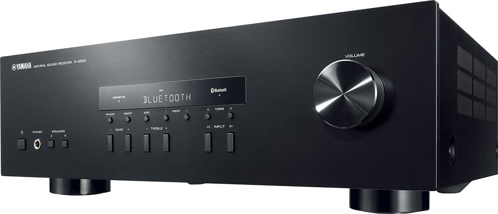 Yamaha - R-S202BL 200W 2-Ch. Stereo Receiver - Black