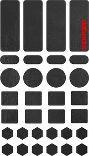 Pulsar - Supergrip Universal Grip Tape - Precut Sheet - Black