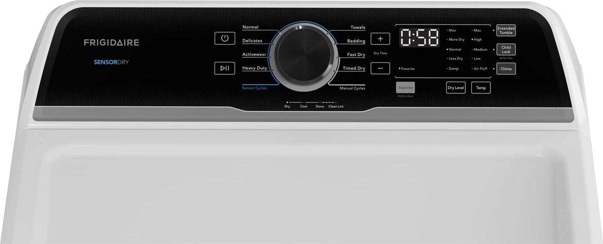 Frigidaire - 7 Cu. Ft. Gas Dryer with Sensor Dry Technology - White
