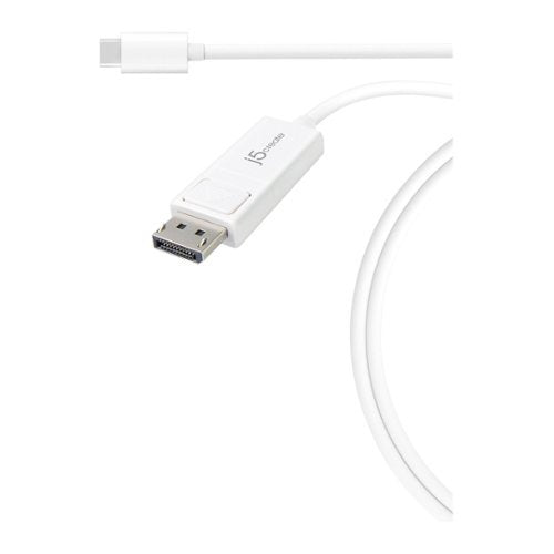j5create - USB Type-C to 4k DisplayPort Adapter cable - White