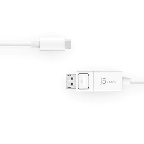 j5create - USB Type-C to 4k DisplayPort Adapter cable - White