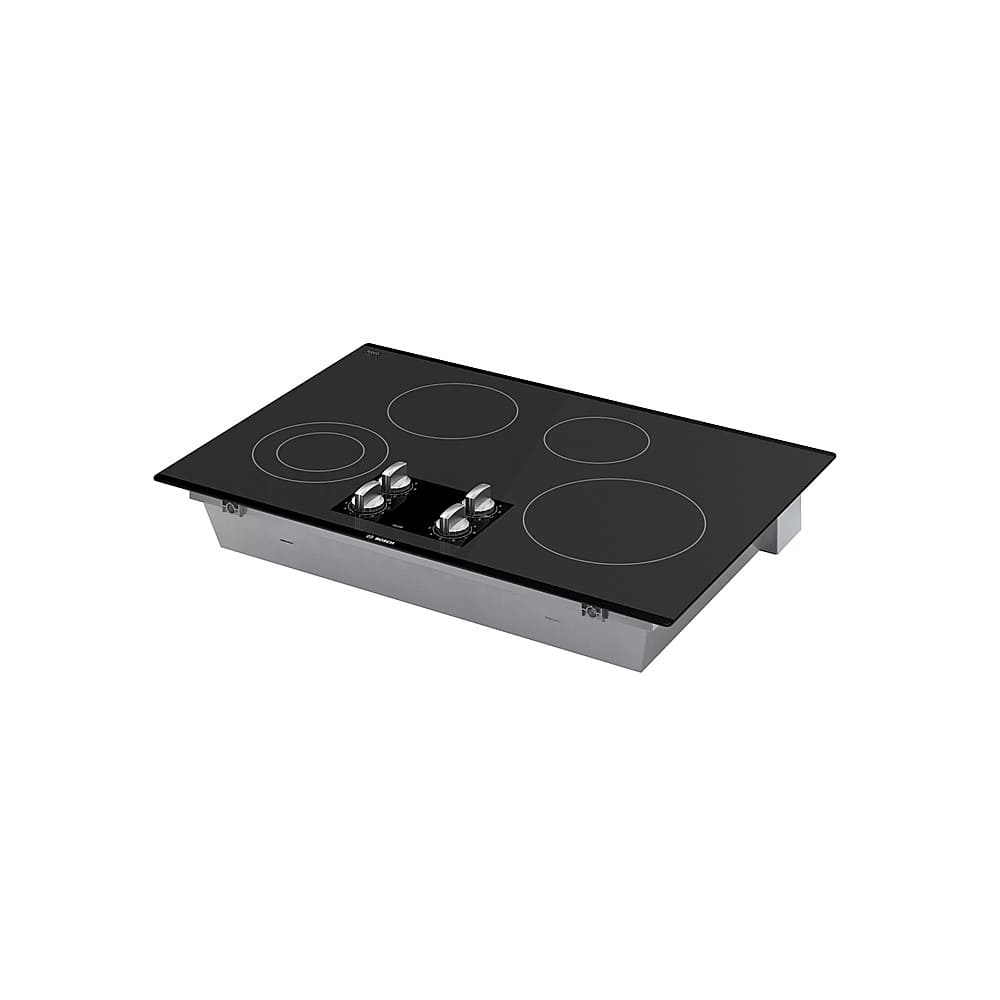 Bosch - 500 Series 30" Built-In Electric Cooktop with 4 elements - Black