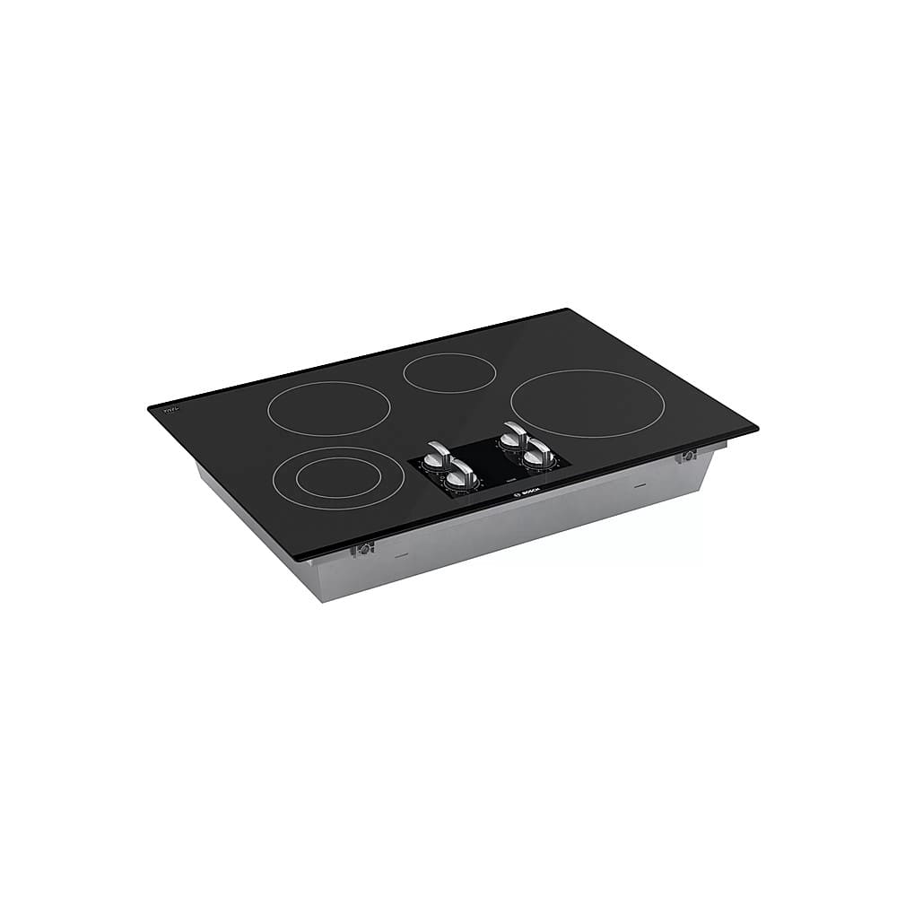 Bosch - 500 Series 30" Built-In Electric Cooktop with 4 elements - Black