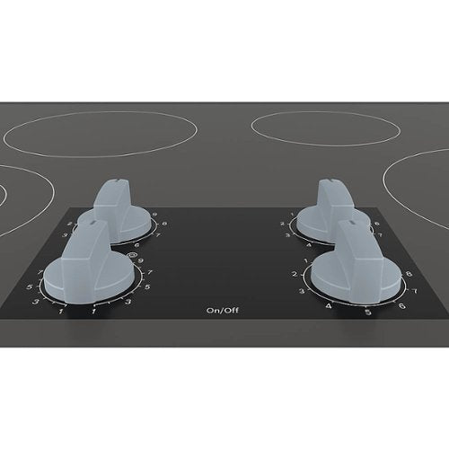 Bosch - 500 Series 30" Built-In Electric Cooktop with 4 elements - Black