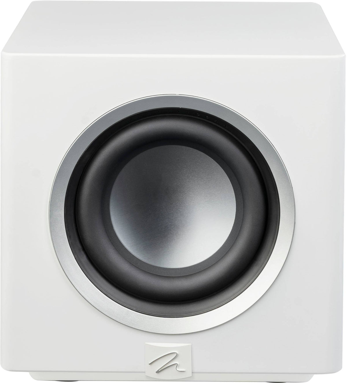 MartinLogan - Abyss 8, 8” Hybrid, Powered Subwoofer, with Magnitude MT-1kW Amplifier, Sub Control App, and Wireless Built-In - Satin White