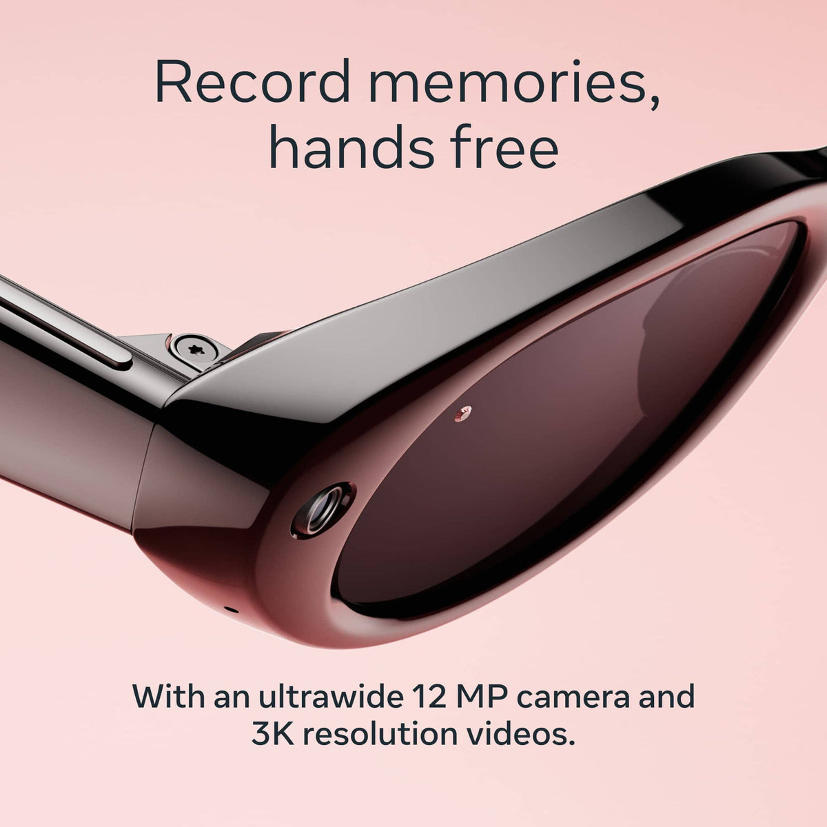 Meta - Starfire Kylie Edition-AI Glasses-Smart Features like 12MP Camera,Live Translate- 8+Hour Battery-Transitions Grey Lenses - Classic Black