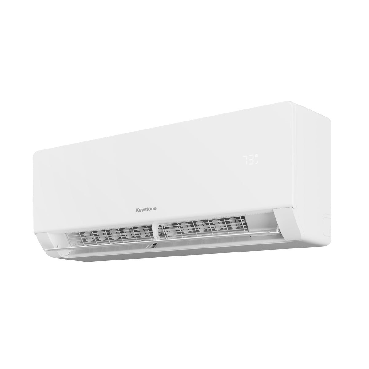 Keystone - Core 230V 550 Sq. Ft. 12,000 BTU Smart Mini Split Air Conditioner 12,000 BTU Heater - White