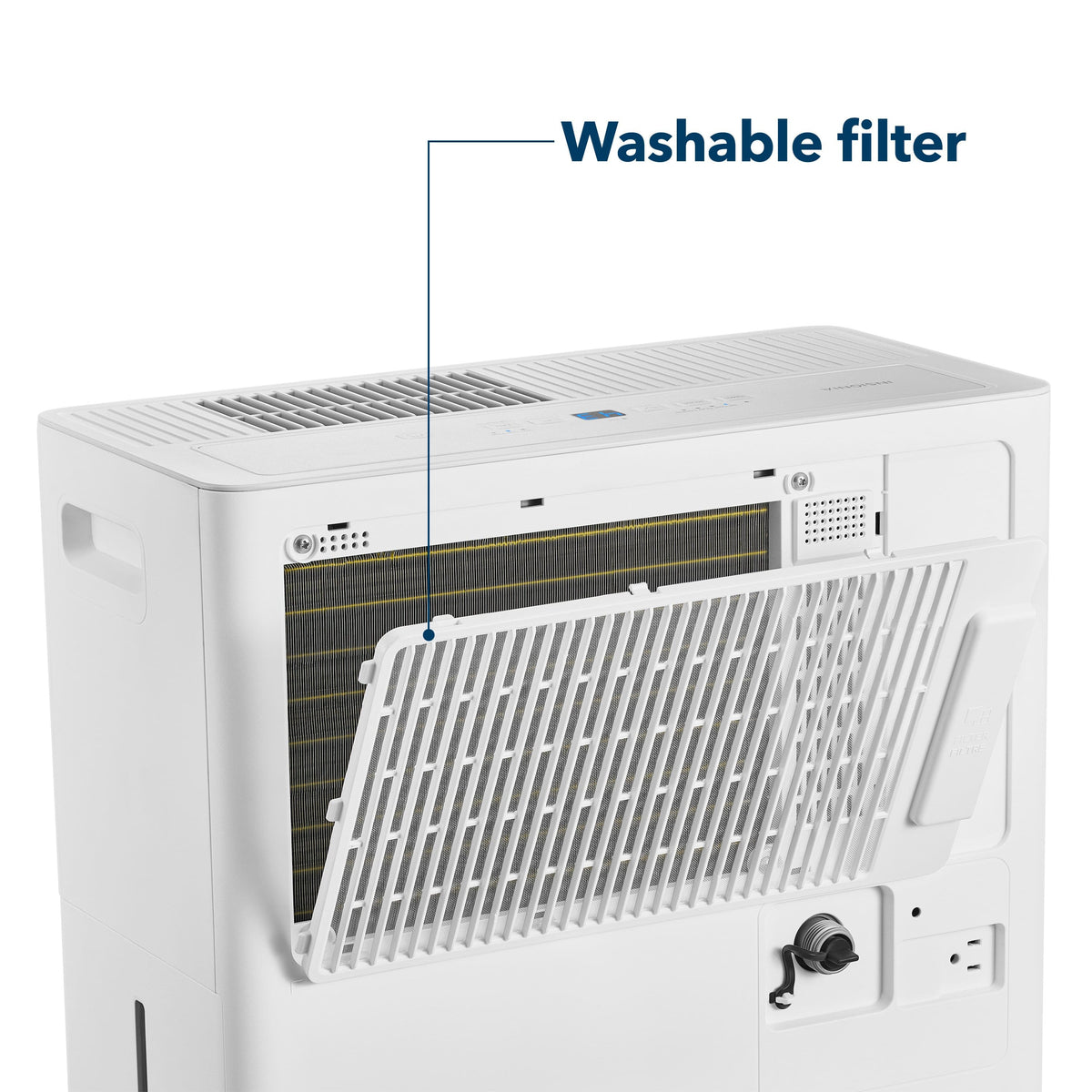 Insignia™ - 2,000 Sq. Ft. 35-Pint Portable Dehumidifier with 4.86 qt Bucket Capacity and ENERGY STAR Certification - White