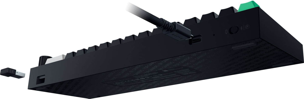 Razer - Reclusa Mini 65% Wireless Enthusiast Gaming Keyboard with Hot-Swappable Hall Effect Magnetic Switches - Black