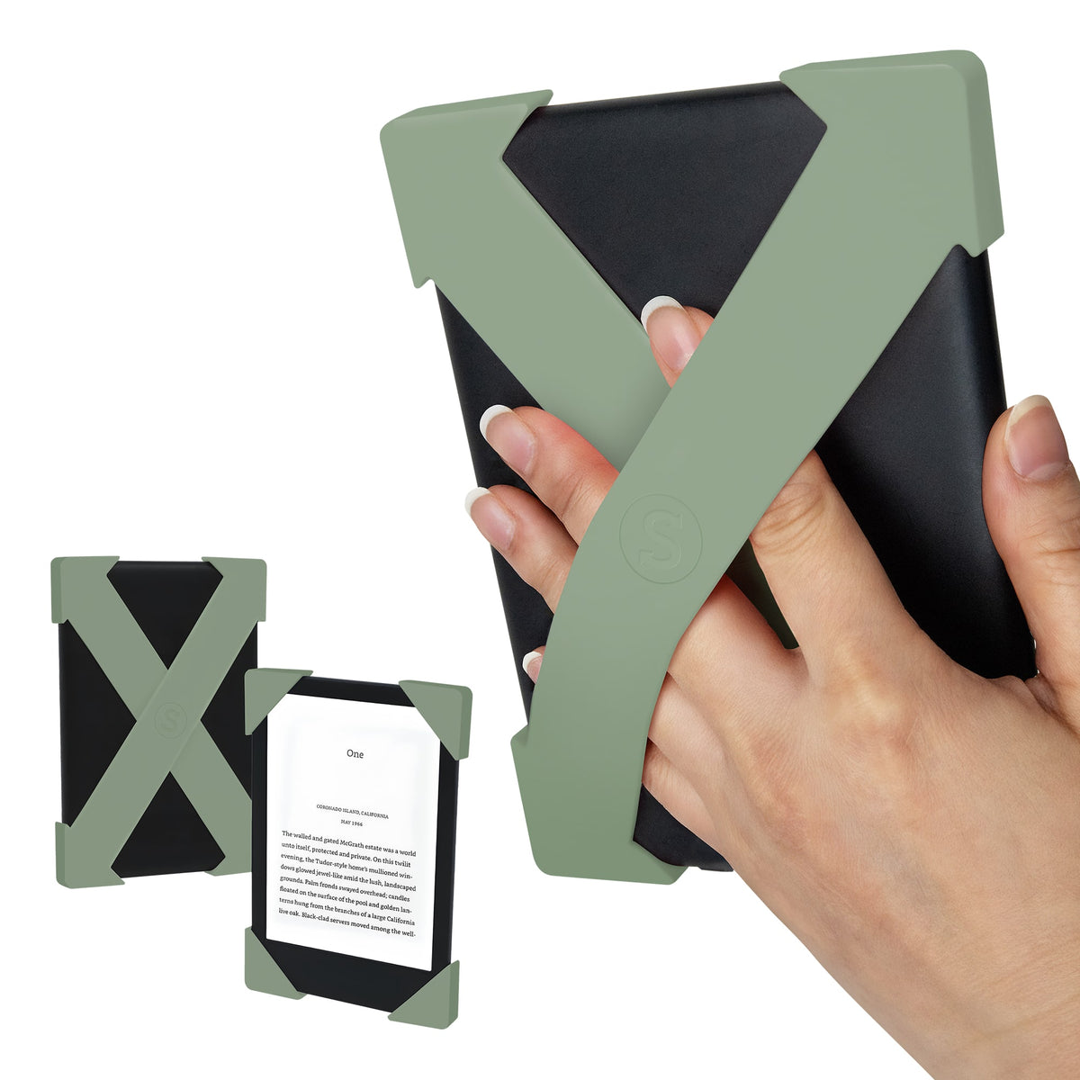 Strapsicle - Premium Silicone Straps for Kobo Clara BW/Color (2022-2024) - Sage Green