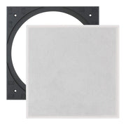 Sonance - PS-C63/C61/C43RTLP SQUARE ADAPTER WITH GRILLE - Professional Series 6.5" Square Adapter and Grille (2-pack) - Paintable White