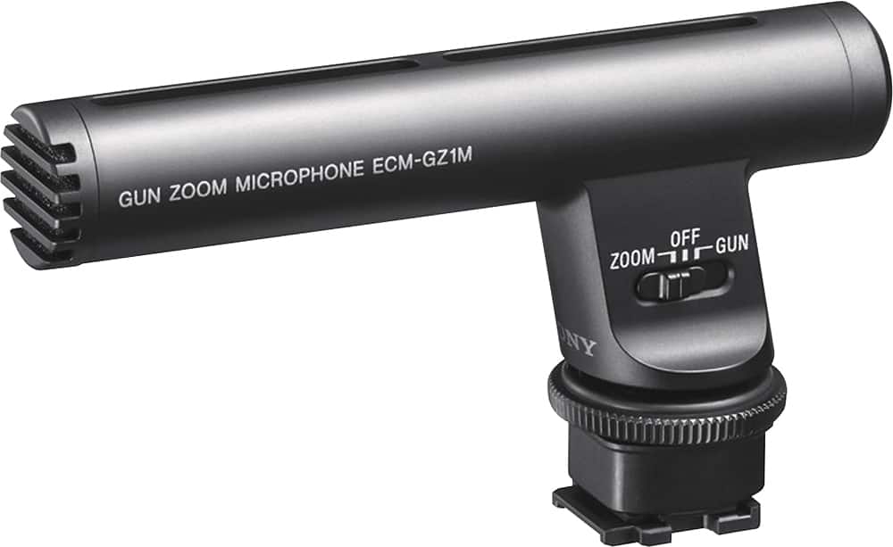 Sony - ECMGZ1M Shotgun Microphone - Black
