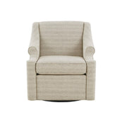 Justin - Swivel Glider Chair With 360 Degree Rotation - Tan
