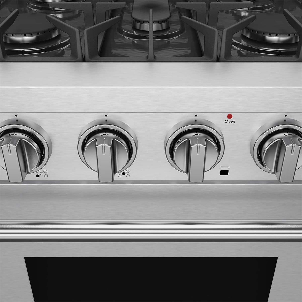 Thor Kitchen - 30 in. Wide 5 Burner 5.0 Cu Ft. Professional Freestanding Gas Range - Stainless Steel