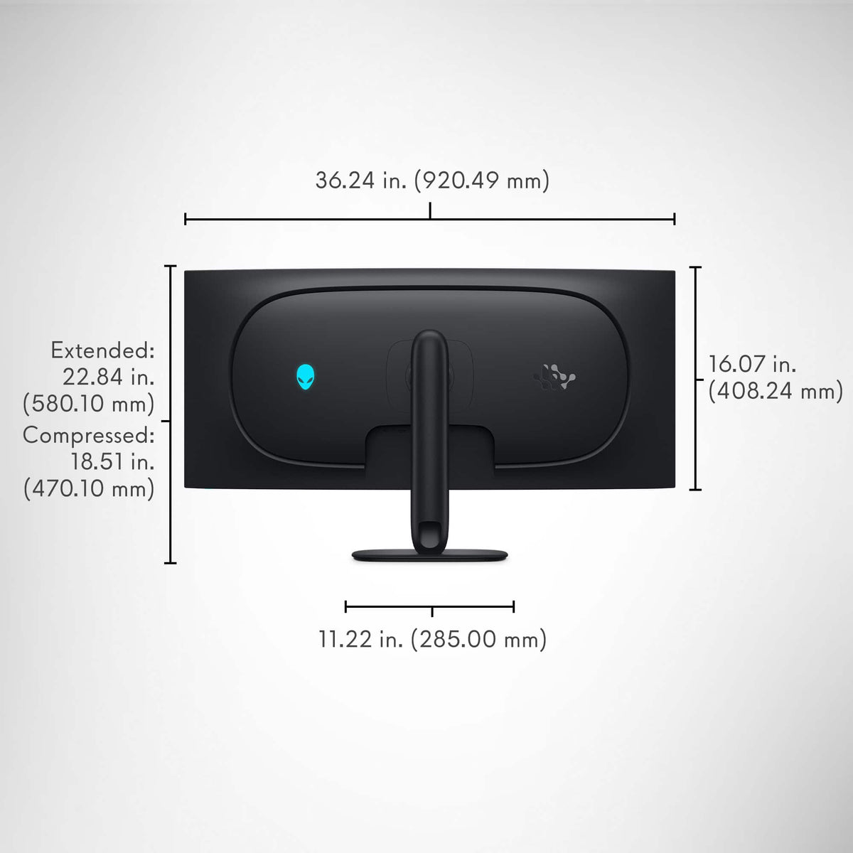 Alienware - 39" 5K OLED 330Hz 0.03ms FreeSync Premium Pro and G-SYNC Compatible Curved Gaming Monitor with HDR (HDMI, DisplayPort) - Black