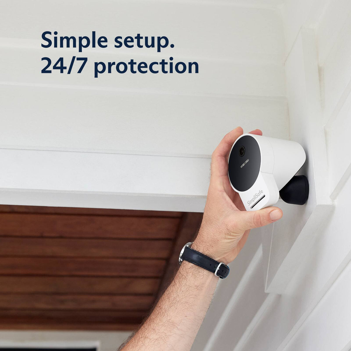 SimpliSafe - Outdoor Camera Series 2 - White