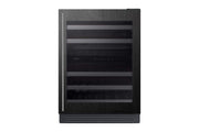 Dacor - 41-bottle 24-Inch Built-In Dual Zone Wine Cellar with Triple-Pane UV Glass and GlideRack System - Custom Panel Ready