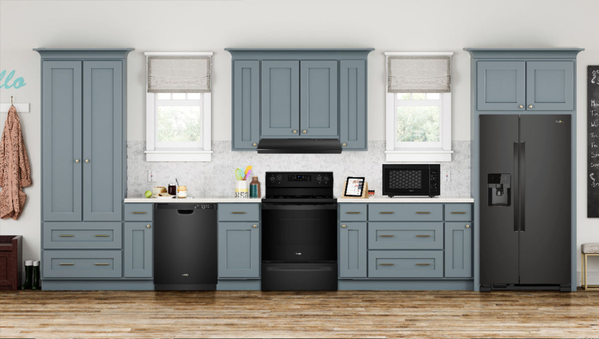 Whirlpool - 30 inches - Recirculating - Under cabinet Range Hood - Black