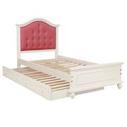 Cama de estilo contemporáneo con nido