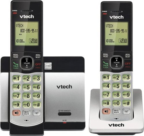 VTech - CS5119-2 DECT 6.0 Cordless Phone System - Gray/Black